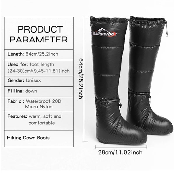 Camping Down Socks Down Boots Sleeping Bag Socks Down Boots Camping
