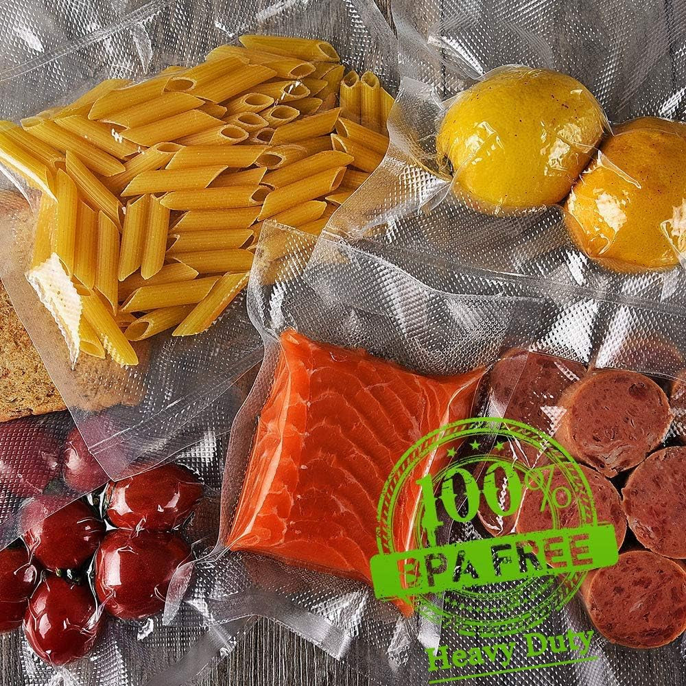 Vacuum Sealer Bags for Food,Seal a Meal Bags Rolls,8Inx50 Rolls 2 Pack,,Commercial Grade, Heavy Duty, BPA Free,Great for Vac Storage.Total 100 Feet!!!