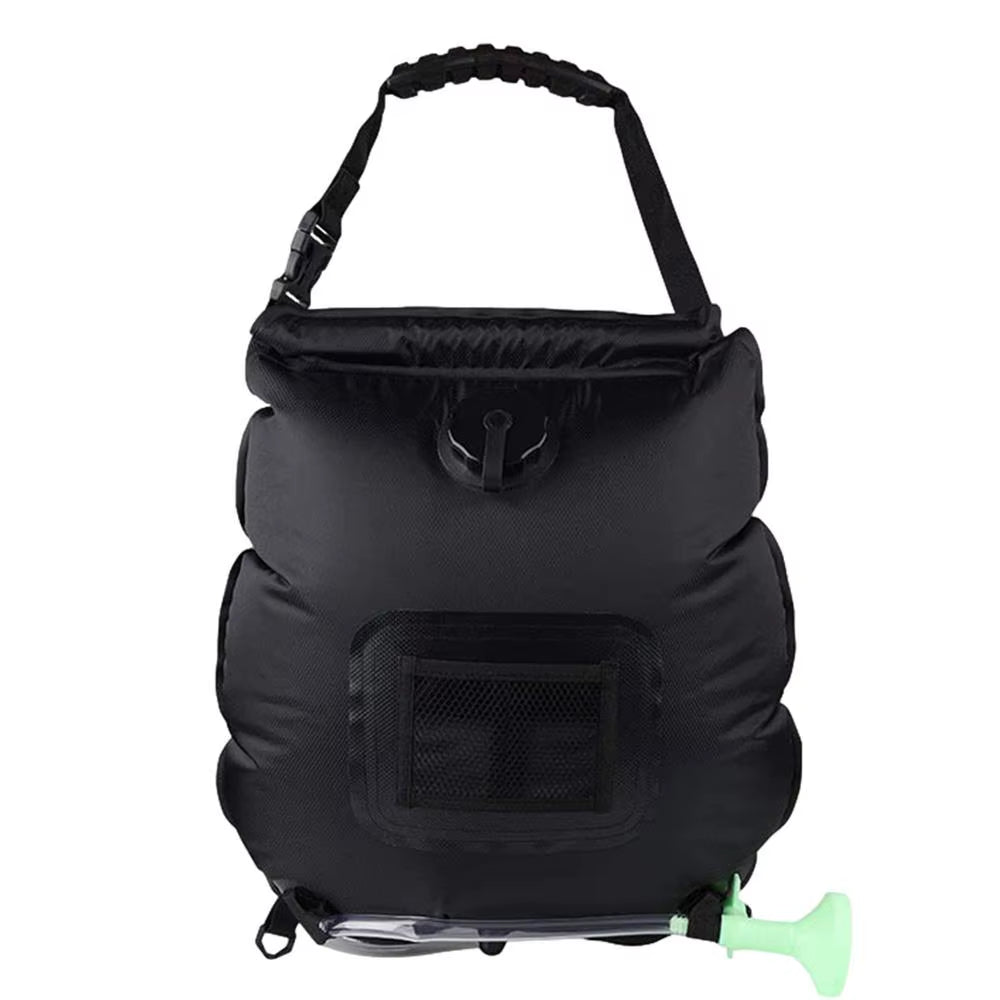 20L Shower Bag Camping Shower Solar Heating Water Bag Folding Water Canister Camping Bucket Bottle Pouch Camping Supplies