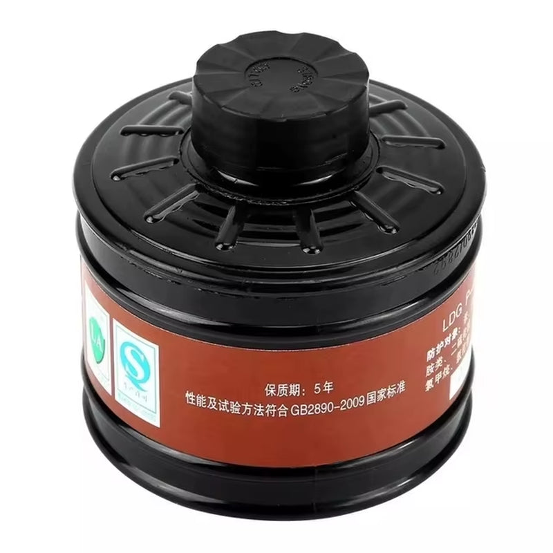 Chemical Mask Full Face Gas Mask Dustproof Respirator Rubber Industrial Pesticide Painting Spraying Mask for Laboratory Welding