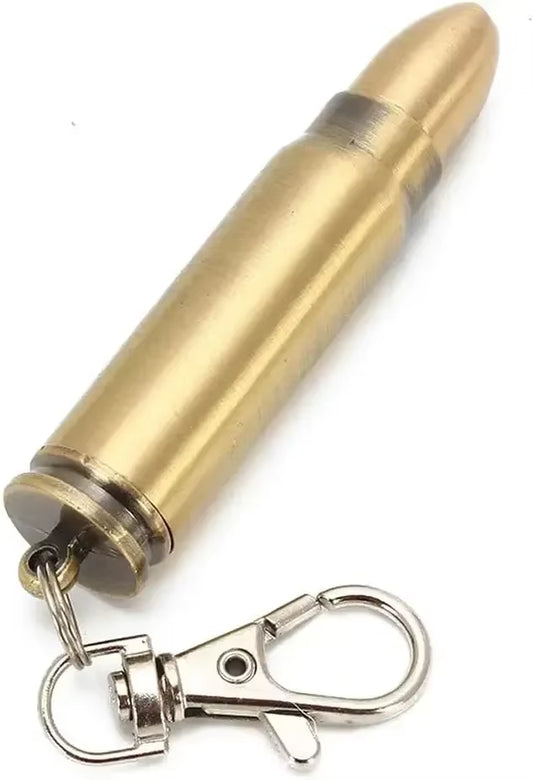 Metal Keychain Match Lighter, Portable Retro Waterproof Lighter, Emergency Survival Equipment Lighter Barbecue Camping Gifts