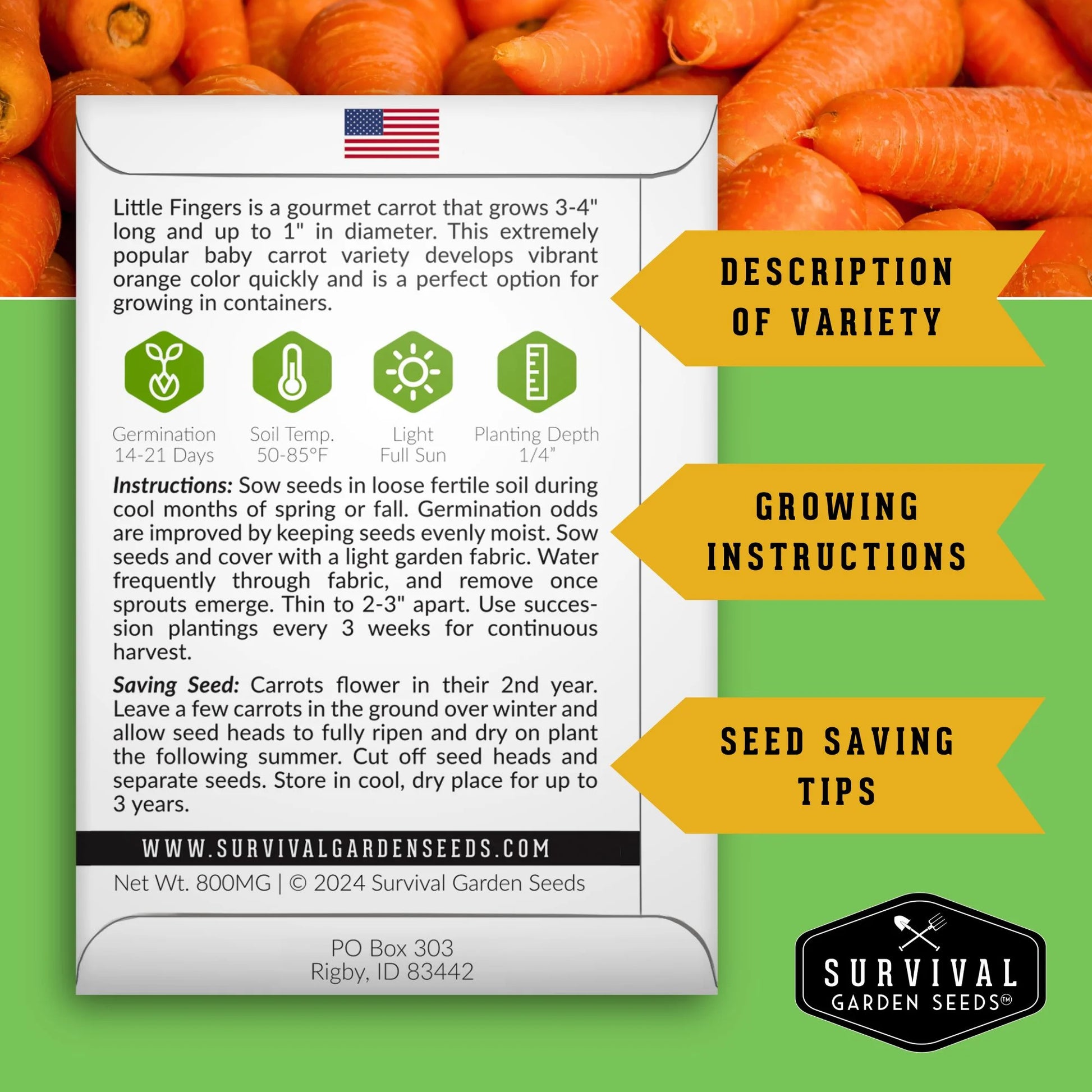 30 Home Garden Seed Collection - Variety Pack with Full Sun Annual Heirloom Non-Gmo Vegetables