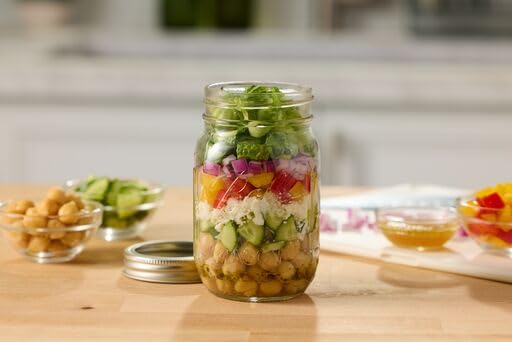 Ball Wide Mouth Glass Mason Jars with Lids and Bands, Used for Canning, Pickling, Juice, Jam, Jelly, Quart Size 32 Ounce (Pack of 2)