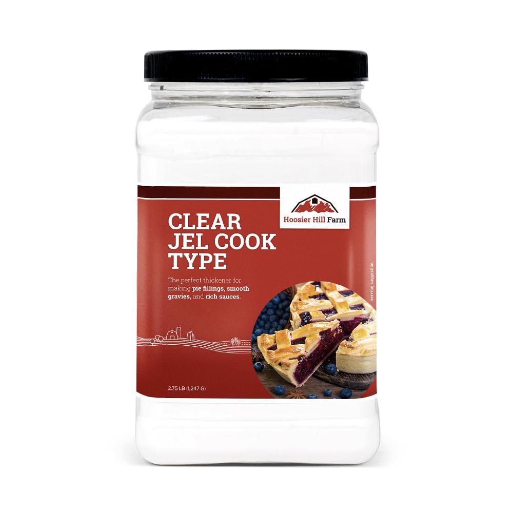 Hoosier Hill Farm Clear Jel Thickener (Cook-Type), 3LB (Pack of 1)