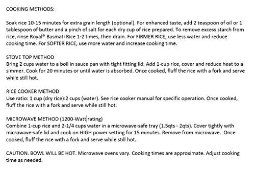 Royal - Naturally Aged Authentic Long Grain Indian White Basmati Rice - 15 lbs