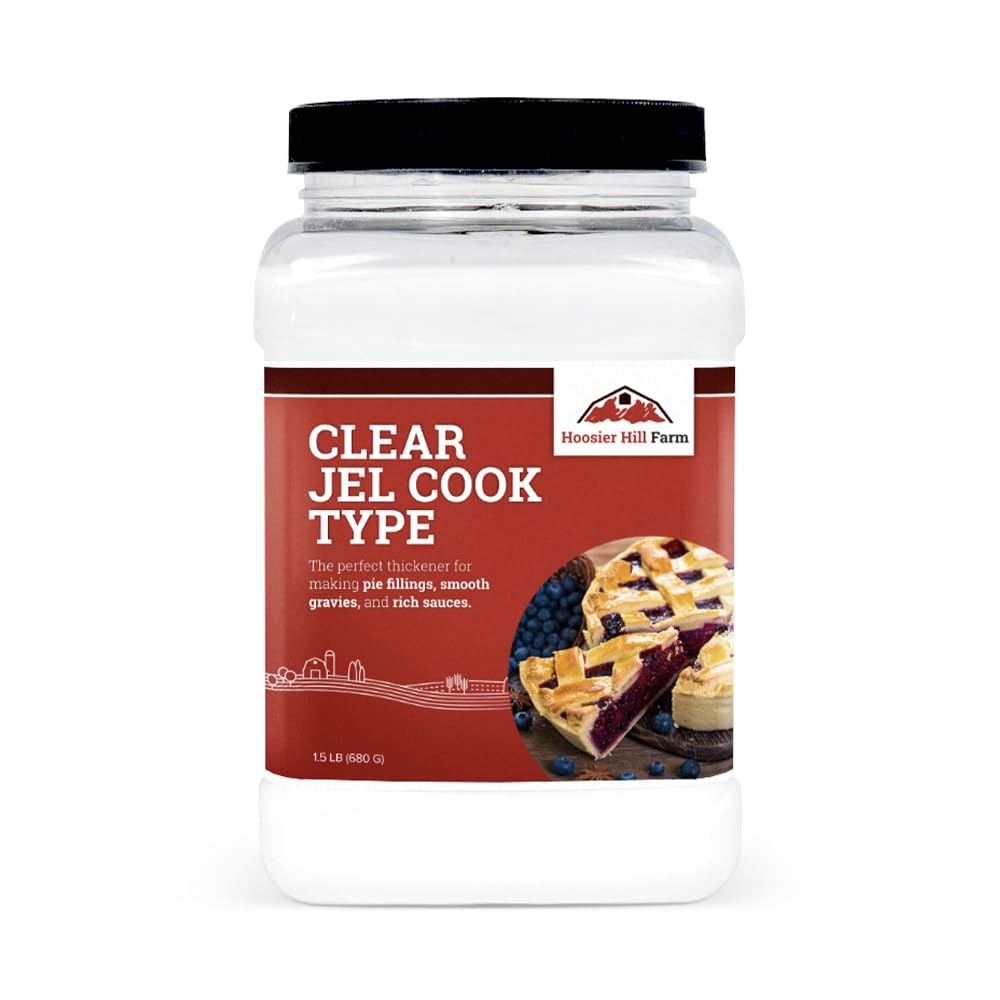 Hoosier Hill Farm Clear Jel Thickener (Cook-Type), 3LB (Pack of 1)