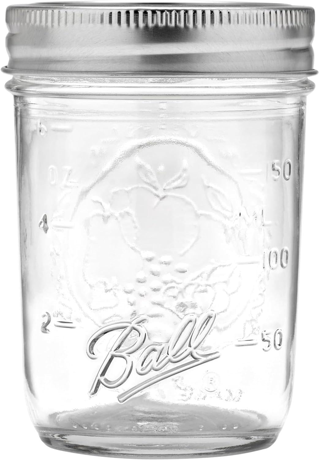Ball Wide Mouth Glass Mason Jars with Lids and Bands, Used for Canning, Pickling, Juice, Jam, Jelly, Quart Size 32 Ounce (Pack of 2)