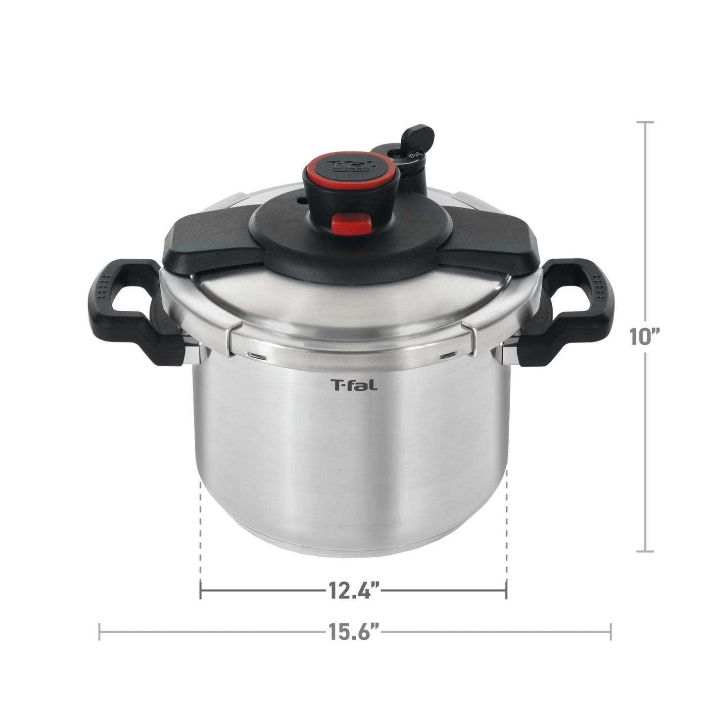 T-fal Pressure Cooker Aluminum Pressure Canner, 22 Quart, 3 PSI Settings, Cookware, Pots and Pans, Large Capacity, Cooling Racks, Recipe Booket, Canning Vegetables, Meats, Poultry, Seafood, Silver