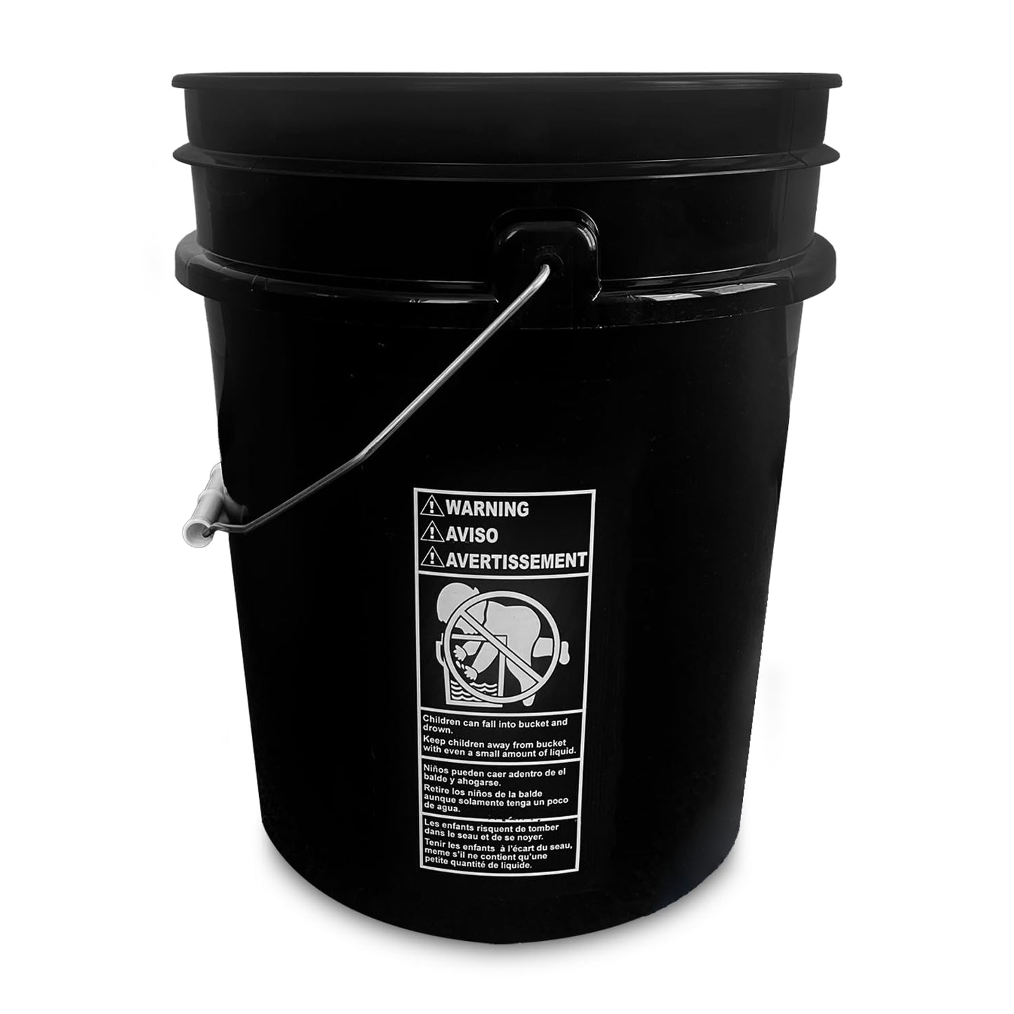 ePackageSupply Premium 5 Gallon Food Grade Plastic Pail with Gamma Seal Lid | Made in USA | BPA-Free | Heavy-Duty 90 Mil | Airtight Stackable Container, 6 Count