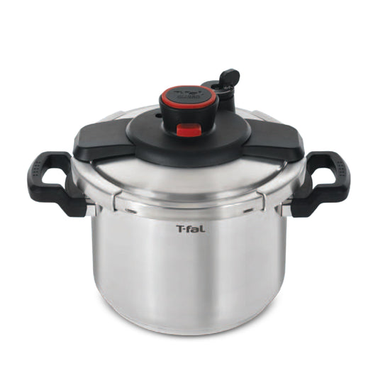 T-fal Pressure Cooker Aluminum Pressure Canner, 22 Quart, 3 PSI Settings, Cookware, Pots and Pans, Large Capacity, Cooling Racks, Recipe Booket, Canning Vegetables, Meats, Poultry, Seafood, Silver
