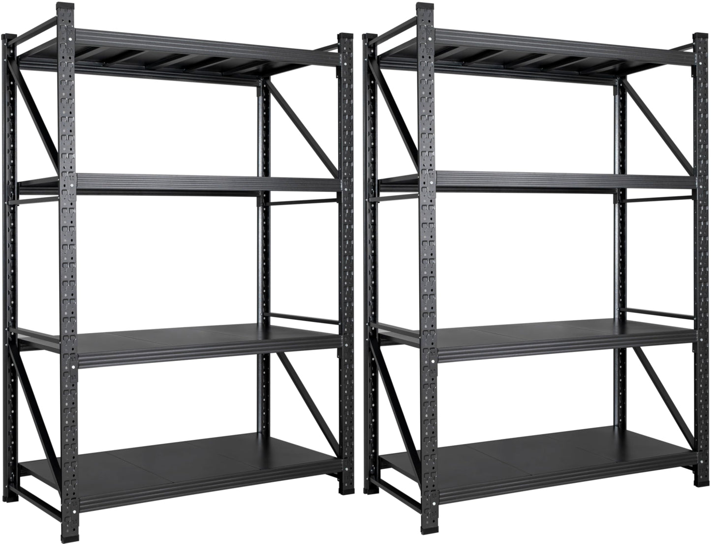 48" Wide Heavy Duty Garage Shelving Units,3000LBS 24 Deep Storage Shelves,Metal Garage Shelves,Large Storage Rack,Steel Shelf,Industrial Shelving for Shop,Warehouse,Basement,48" W x 24" D x 70" H
