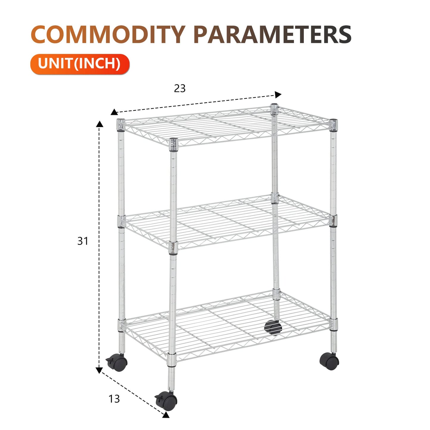BestOffice | 4-Tier Wire Storage Shelves | 36x14x54 | Black | with Adjustable Racks | Heavy-Duty Metal Shelf, Holds Upto 1000 lbs | No-Tool Assembly | Ideal for Home & Garage Shelving