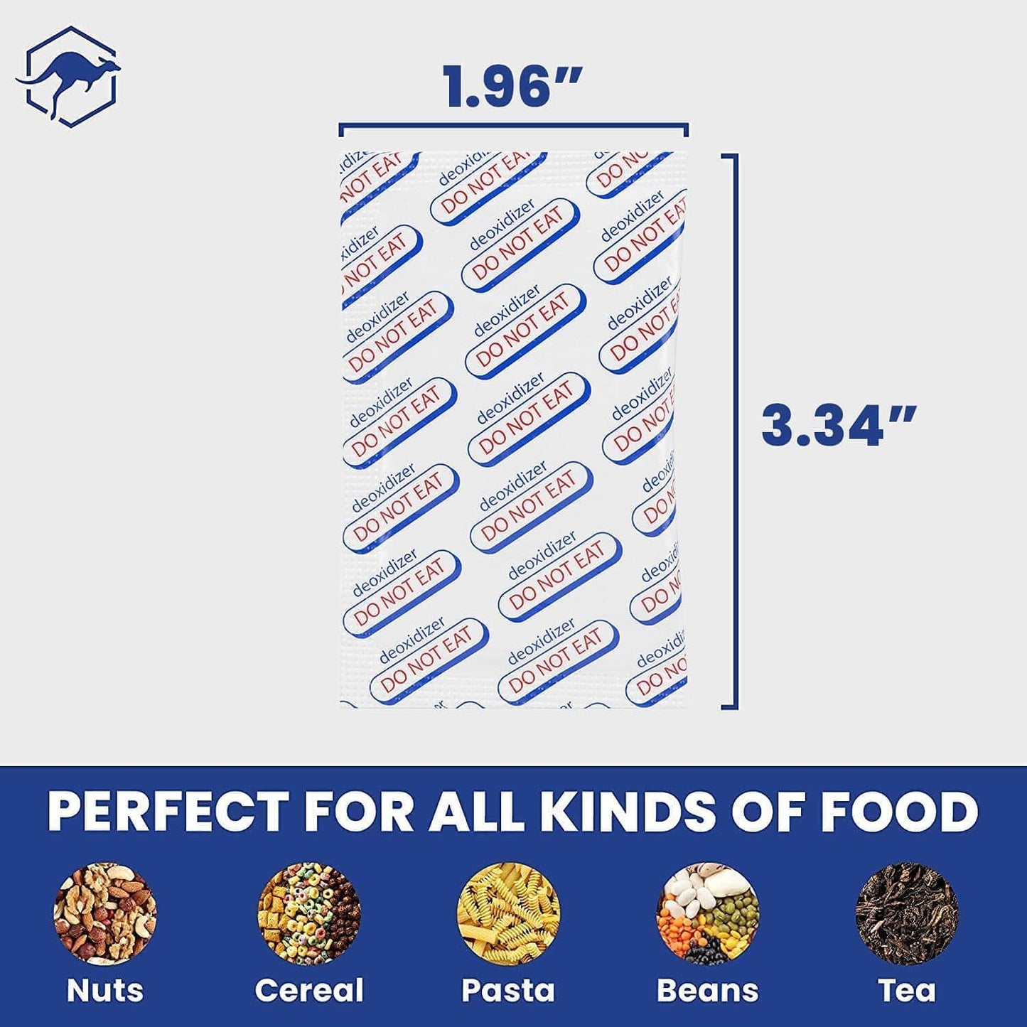 Wallaby 2500cc Oxygen Absorbers - 20 Count (Individually Sealed) - for Long Term Food Storage & Survival, Mylar Bags, Canning, Harvest Right Freeze Dryer