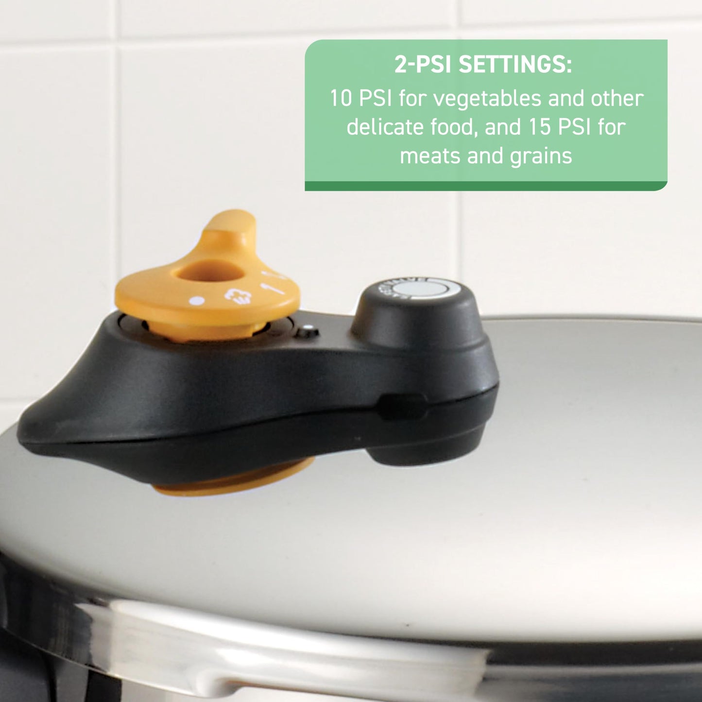 T-fal Pressure Cooker Aluminum Pressure Canner, 22 Quart, 3 PSI Settings, Cookware, Pots and Pans, Large Capacity, Cooling Racks, Recipe Booket, Canning Vegetables, Meats, Poultry, Seafood, Silver