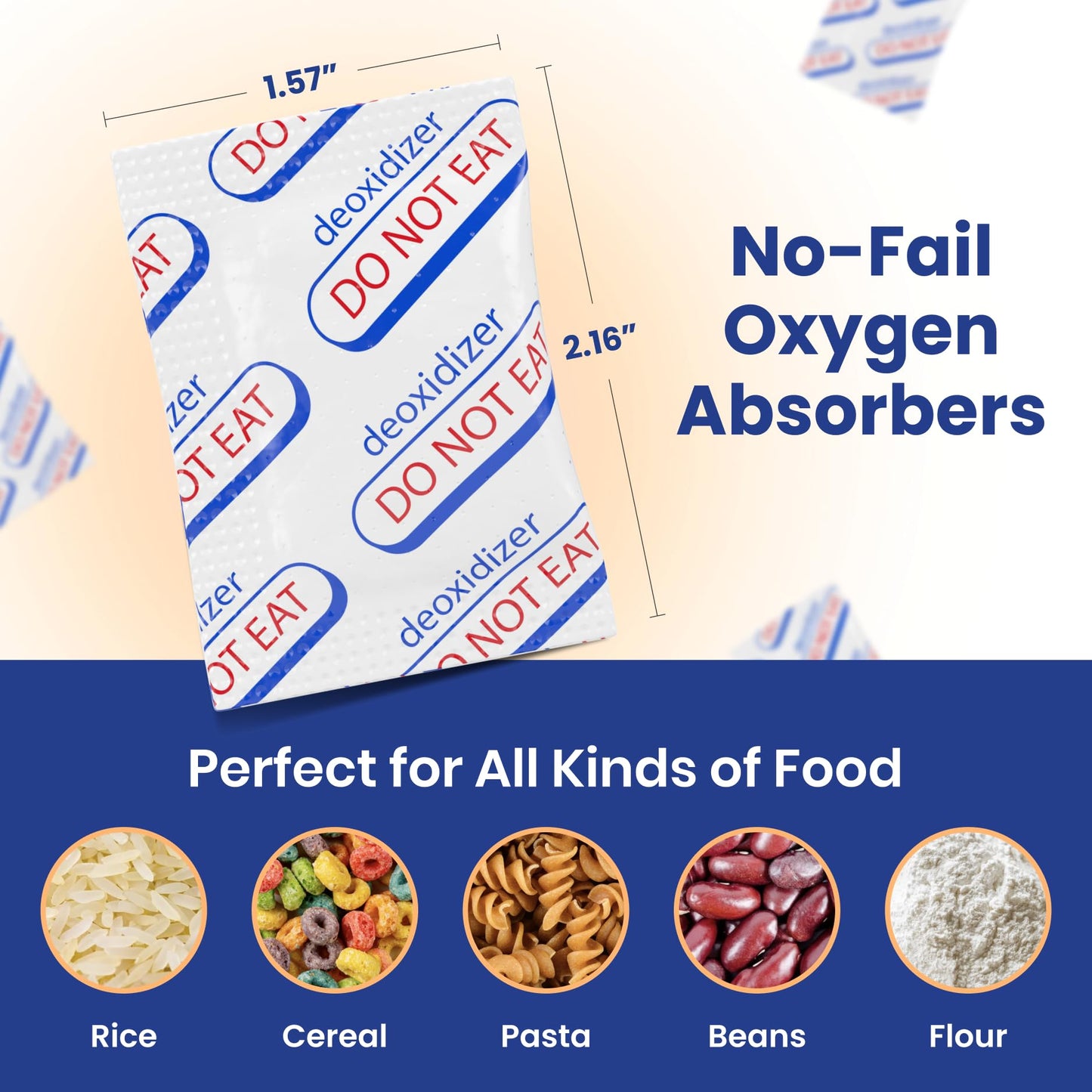 Wallaby 2500cc Oxygen Absorbers - 20 Count (Individually Sealed) - for Long Term Food Storage & Survival, Mylar Bags, Canning, Harvest Right Freeze Dryer