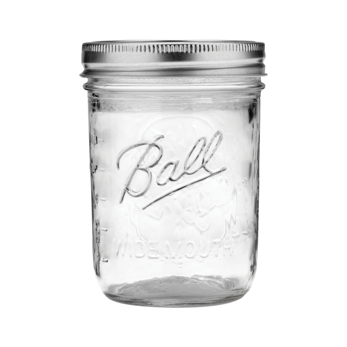 Ball Wide Mouth Glass Mason Jars with Lids and Bands, Used for Canning, Pickling, Juice, Jam, Jelly, Quart Size 32 Ounce (Pack of 2)