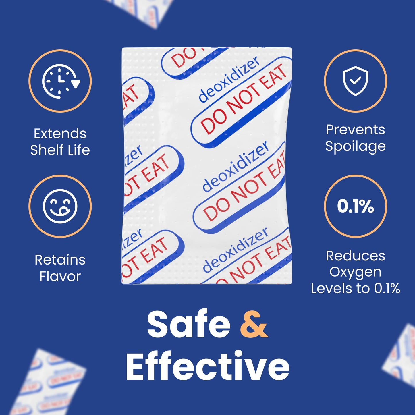 Wallaby 2500cc Oxygen Absorbers - 20 Count (Individually Sealed) - for Long Term Food Storage & Survival, Mylar Bags, Canning, Harvest Right Freeze Dryer