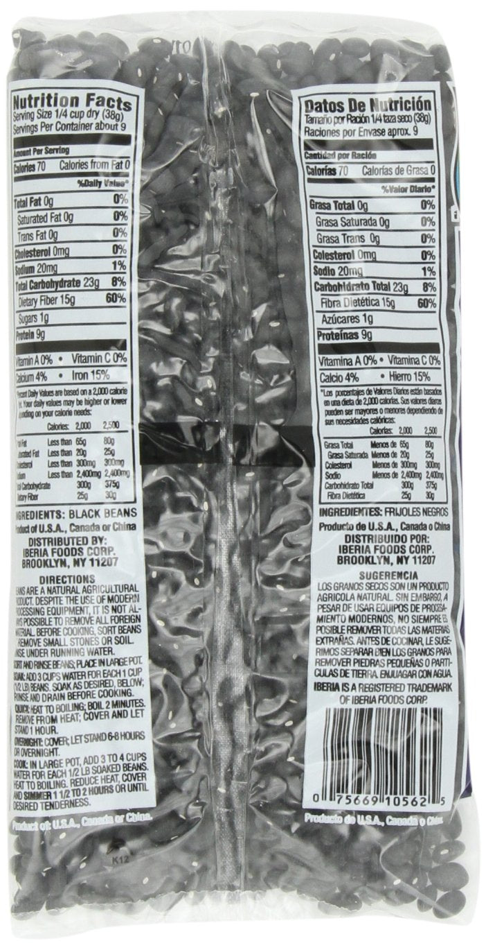 Iberia Black Beans, 4lb.