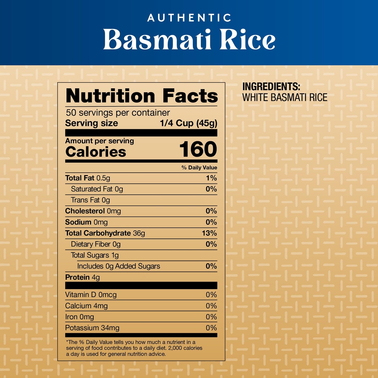 Royal - Naturally Aged Authentic Long Grain Indian White Basmati Rice - 15 lbs