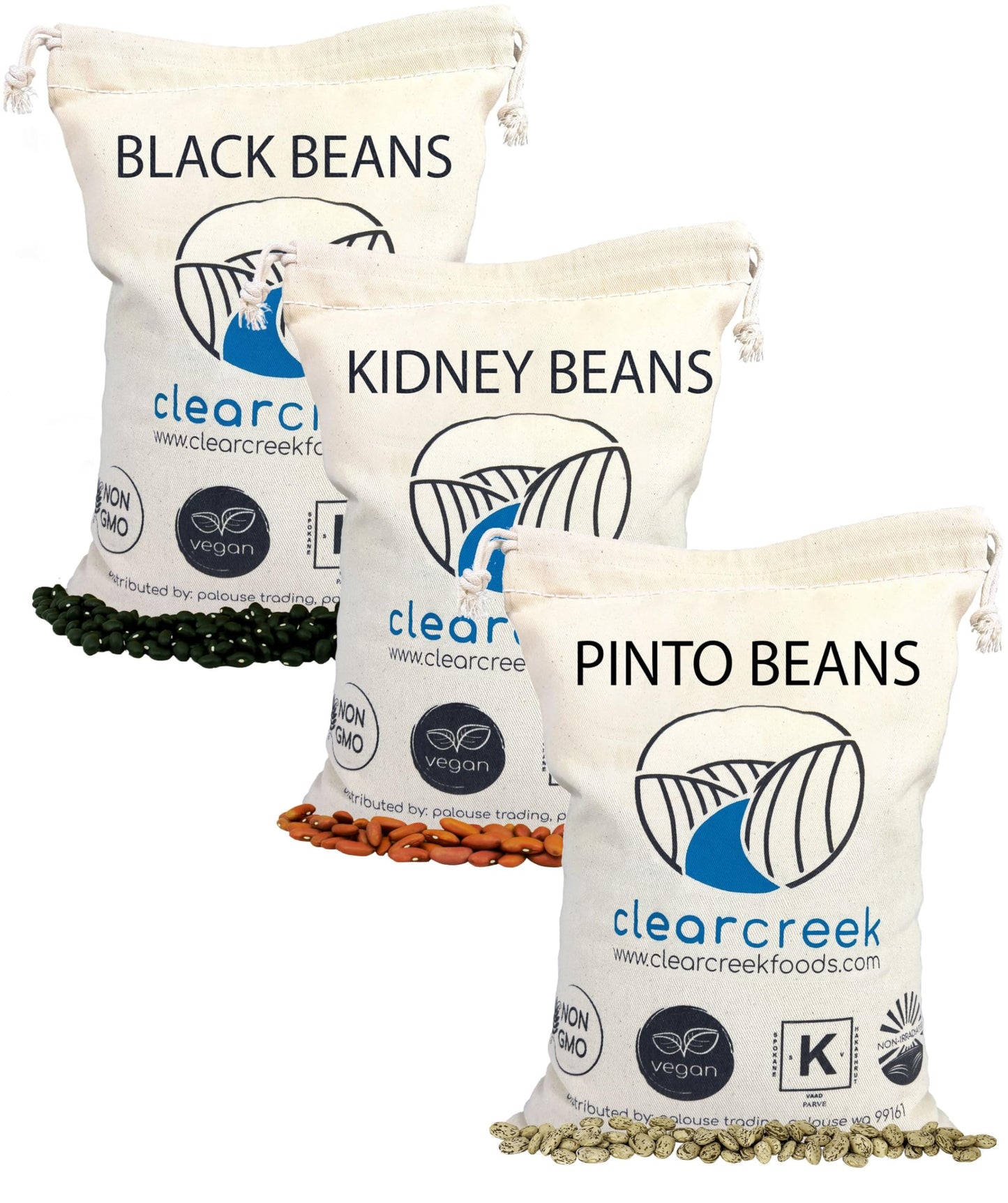 Palouse Brand Certified Glyphosate Residue Free Pinto Beans | 4 lbs | Non-GMO | Kosher