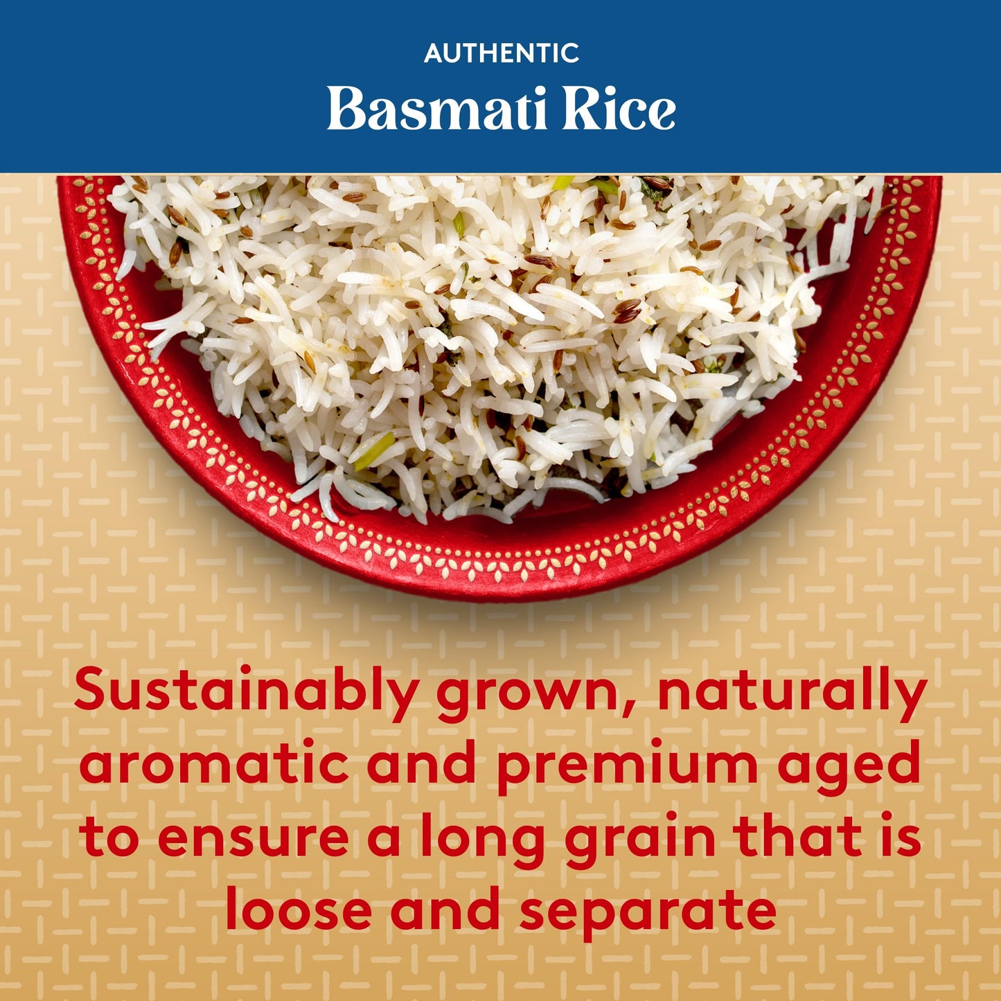 Royal - Naturally Aged Authentic Long Grain Indian White Basmati Rice - 15 lbs