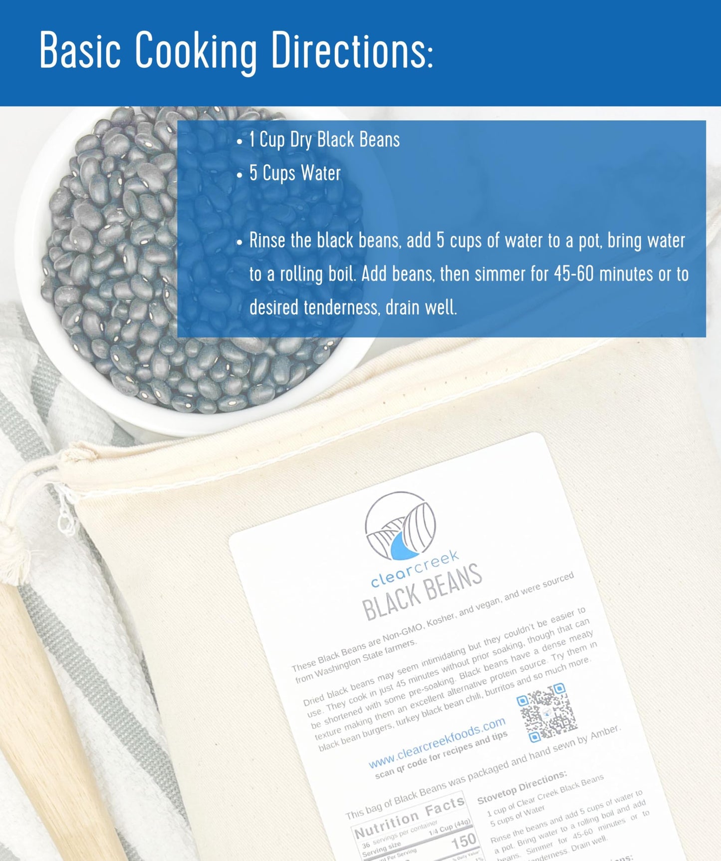 Palouse Brand Certified Glyphosate Residue Free Pinto Beans | 4 lbs | Non-GMO | Kosher