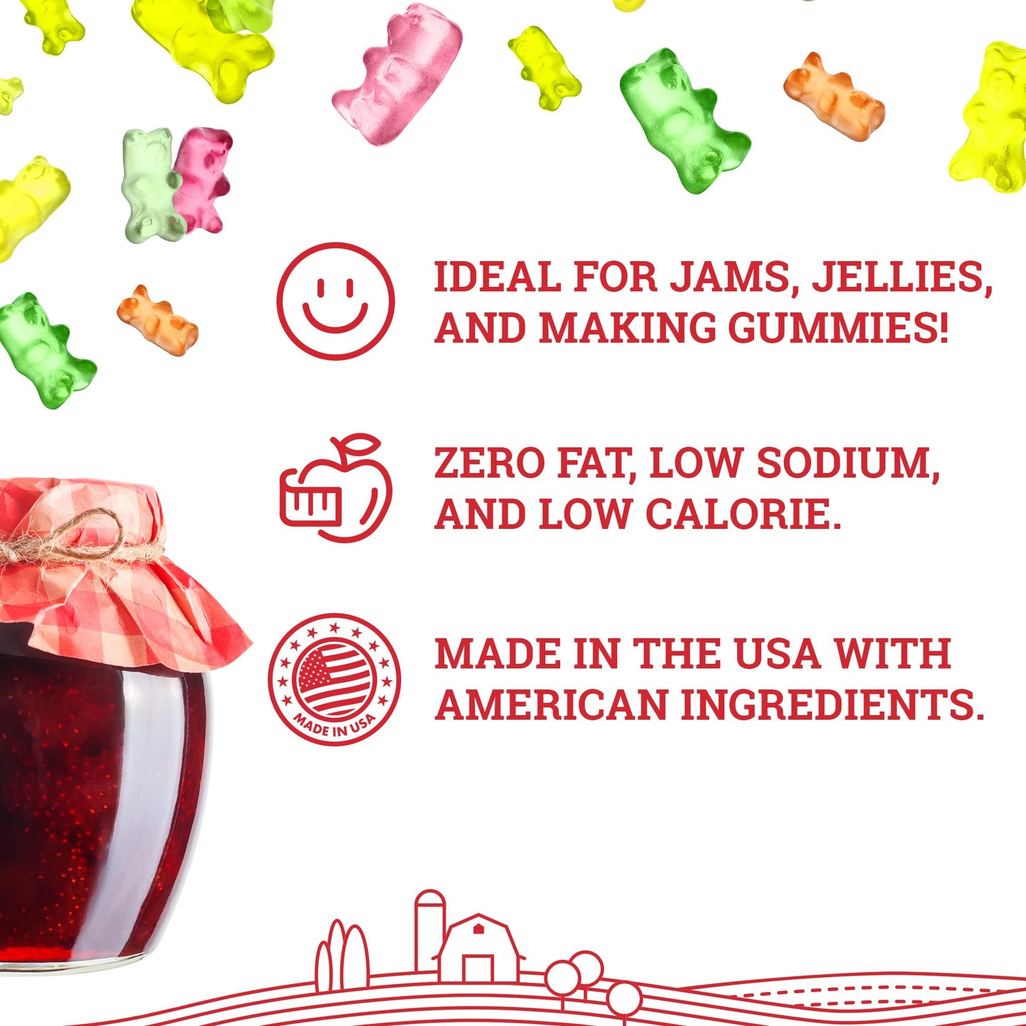 Hoosier Hill Farm Fruit Pectin, 6LB (Pack of 1)