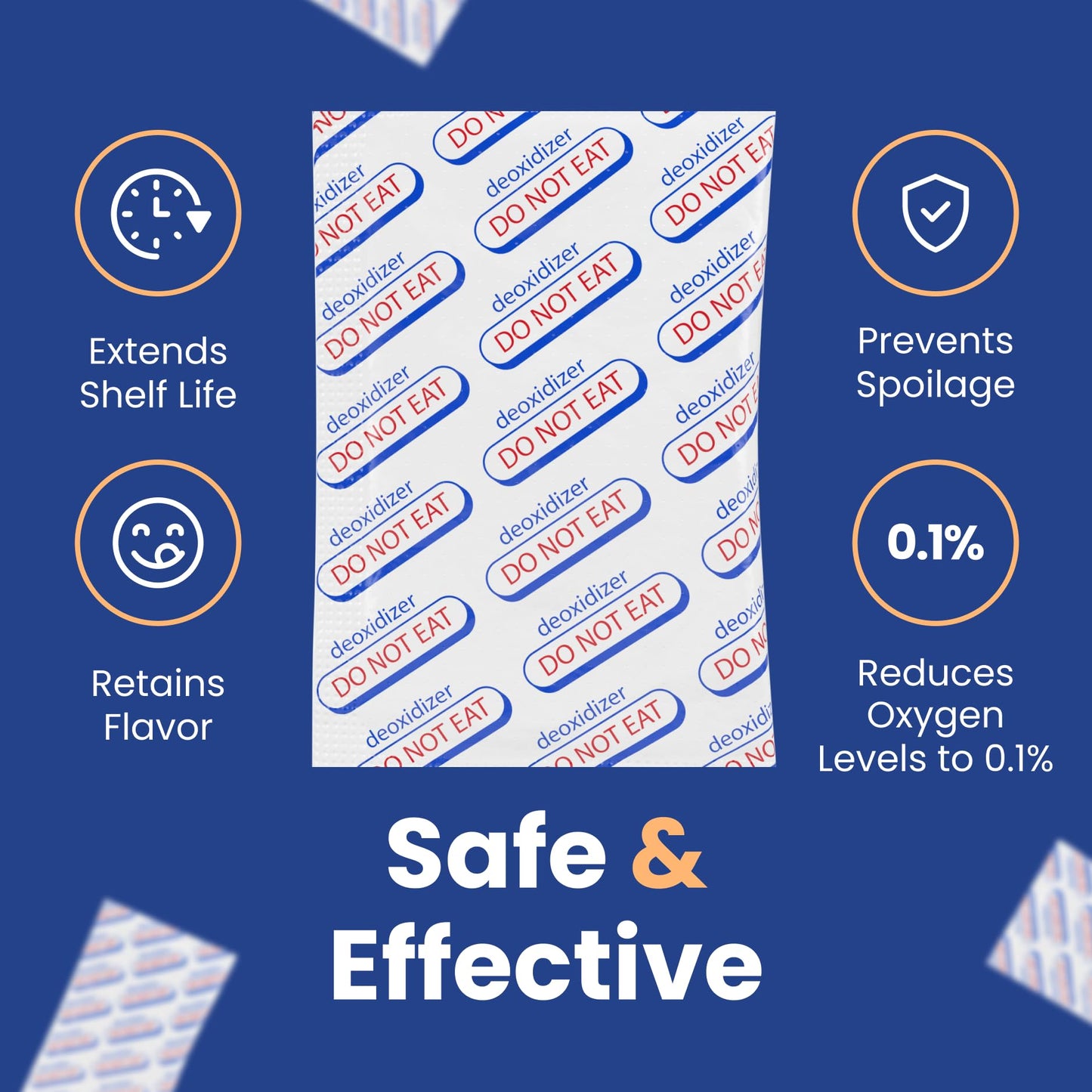 Wallaby 2500cc Oxygen Absorbers - 20 Count (Individually Sealed) - for Long Term Food Storage & Survival, Mylar Bags, Canning, Harvest Right Freeze Dryer