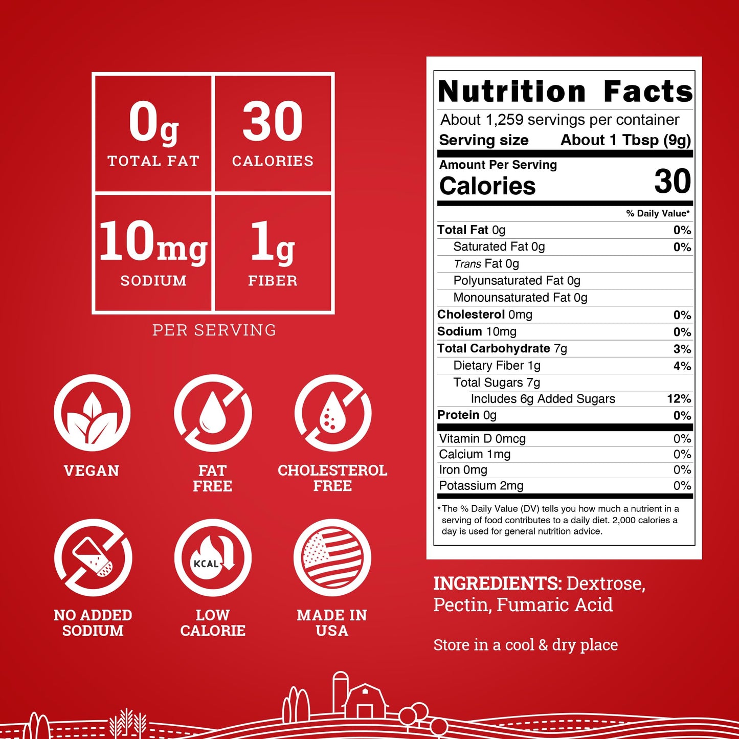 Hoosier Hill Farm Fruit Pectin, 6LB (Pack of 1)