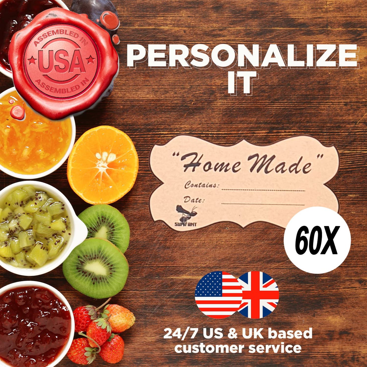 Supa Ant Canning Supplies - Water Bath Canning Pot with Rack & Lid - Starter Kits Set for Beginners - Stainless Steel Water Bath Canner Kit & Rack - Rack, XL Ladle, Measuring Cups, Kitchen Funnel