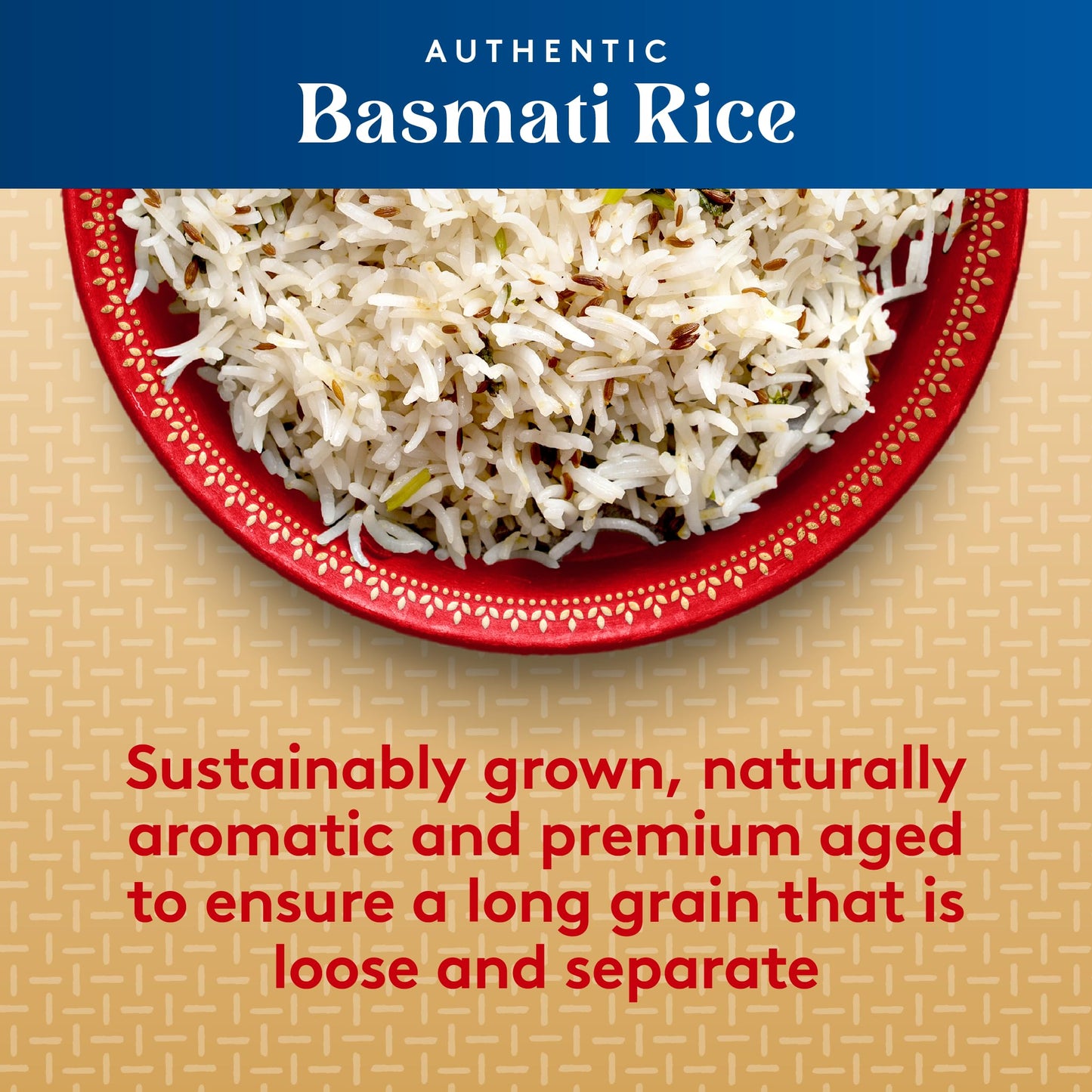 Royal - Naturally Aged Authentic Long Grain Indian White Basmati Rice - 15 lbs