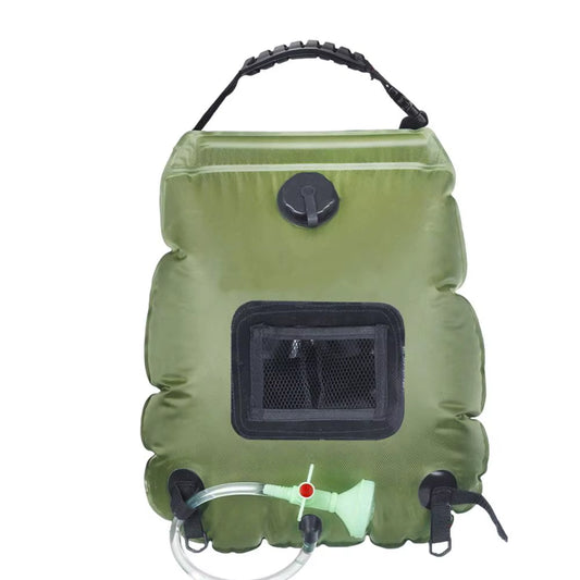 20L Shower Bag Camping Shower Solar Heating Water Bag Folding Water Canister Camping Bucket Bottle Pouch Camping Supplies