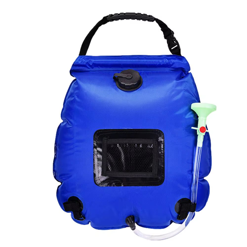 20L Shower Bag Camping Shower Solar Heating Water Bag Folding Water Canister Camping Bucket Bottle Pouch Camping Supplies