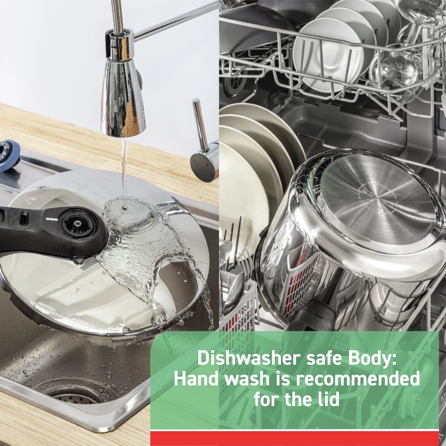 T-fal Pressure Cooker Aluminum Pressure Canner, 22 Quart, 3 PSI Settings, Cookware, Pots and Pans, Large Capacity, Cooling Racks, Recipe Booket, Canning Vegetables, Meats, Poultry, Seafood, Silver