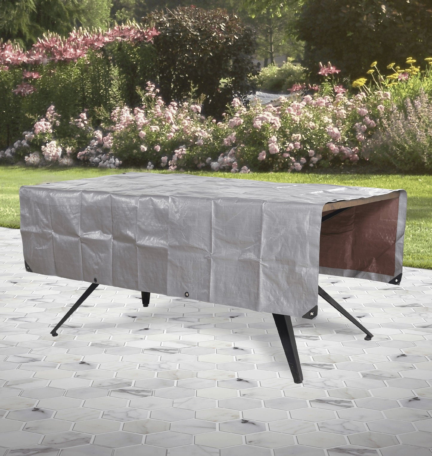 (4 Pack)  Heavy-Duty Tarp, 10' X 20', Material PE